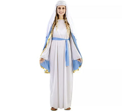 Costume da Madonna con mantello per donna