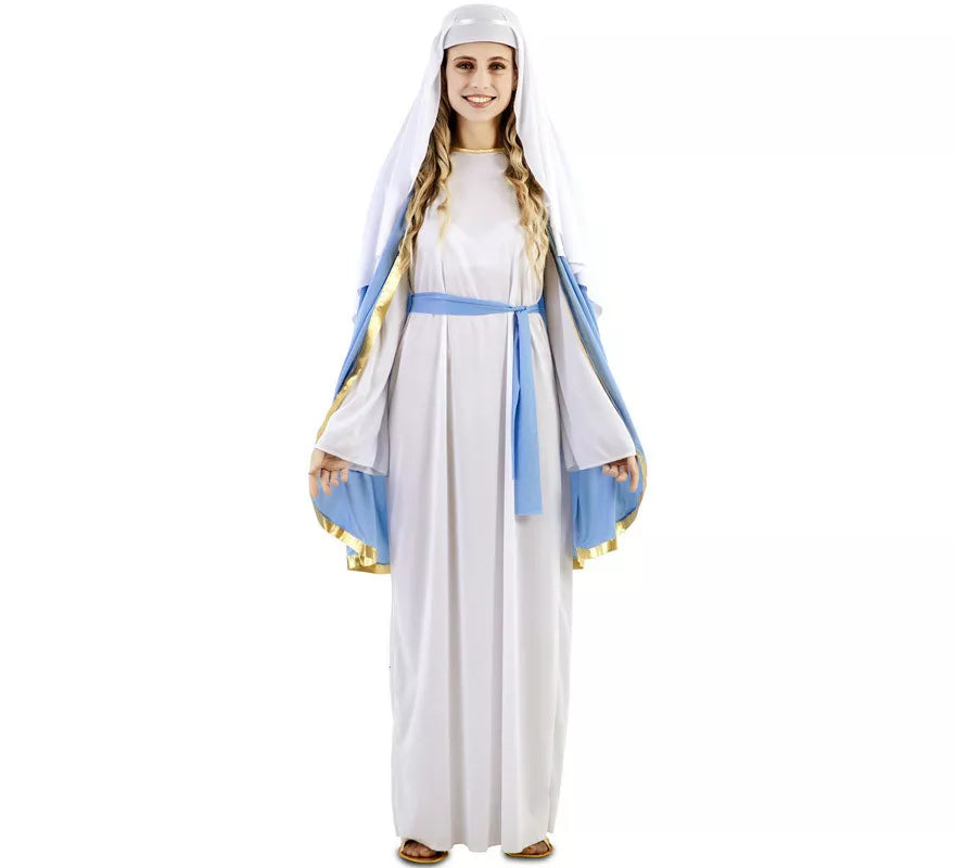 Translation missing: it.Disfraz de Virgen María con capa para mujer