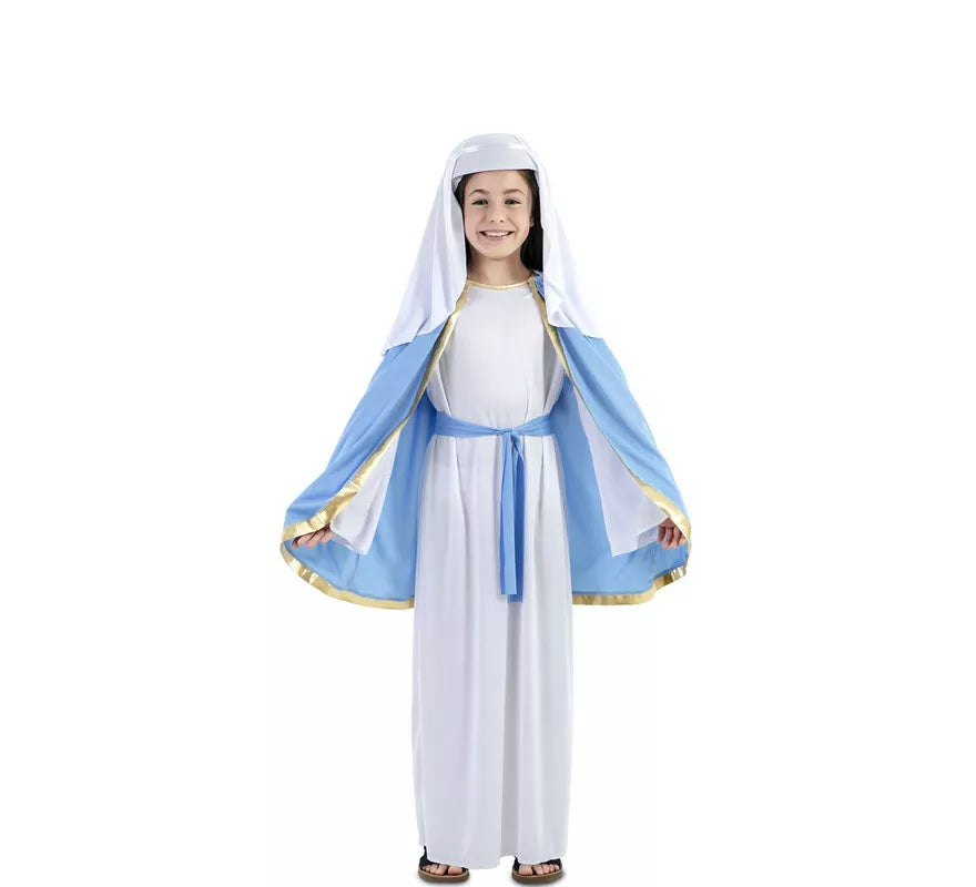 Translation missing: it.Disfraz de Virgen María con capa para niña