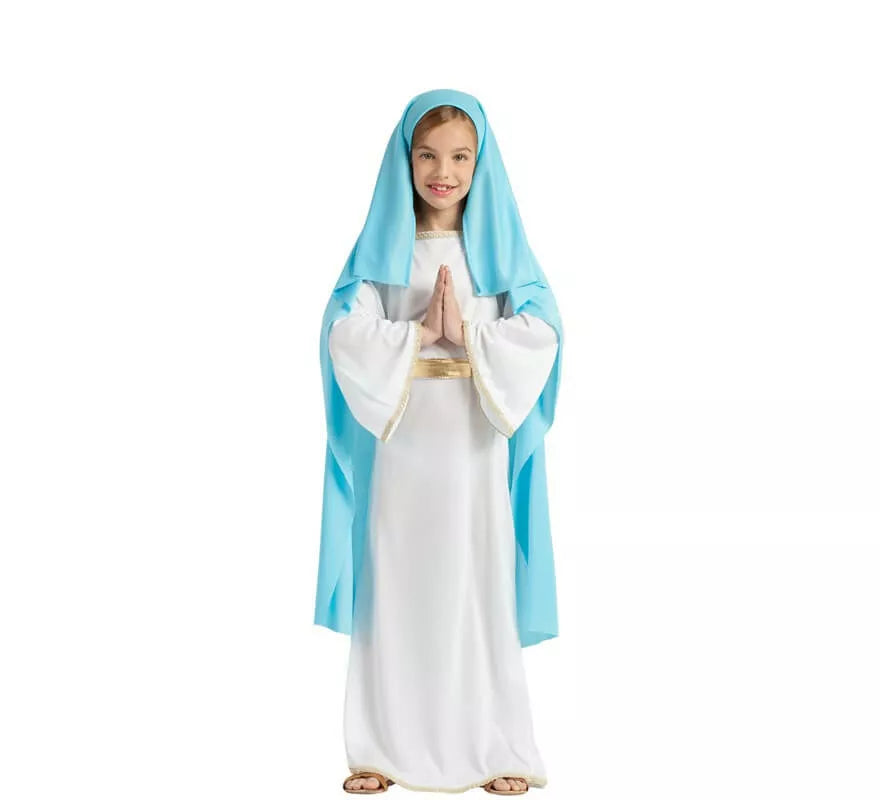 Translation missing: it.Disfraz de Virgen María con Velo para niña