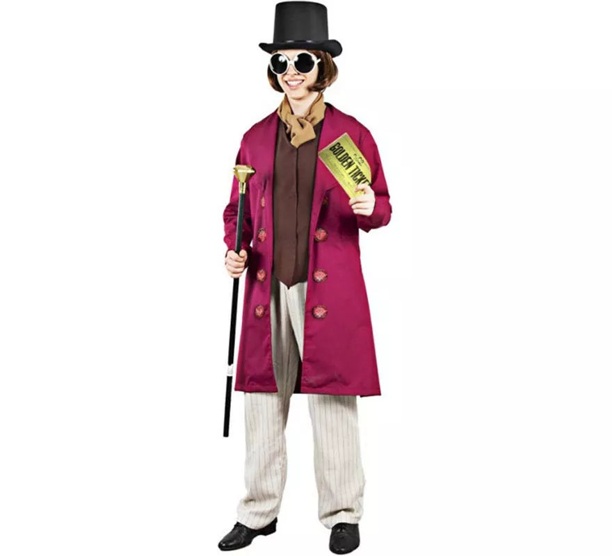 Disfraz de Willy Wonka para hombre