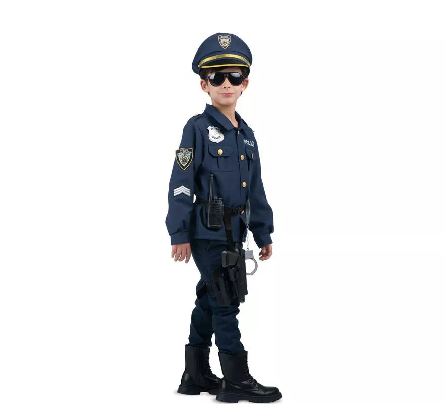 Translation missing: it.Disfraz de Yo Quiero Ser Policía con walkie-talkie para niños