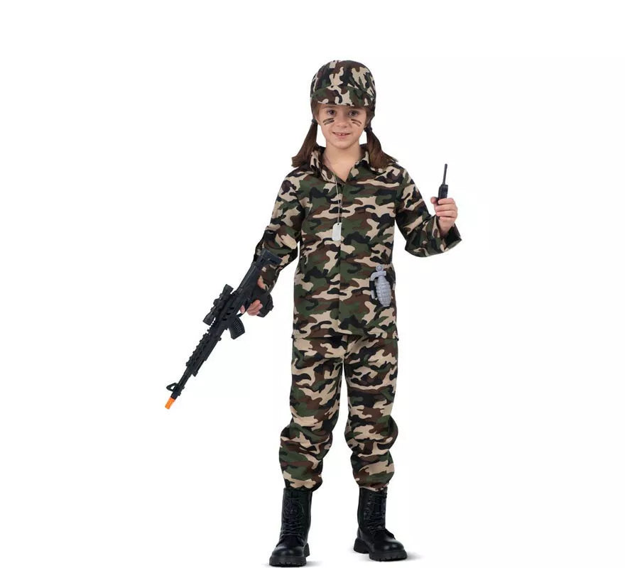 Translation missing: it.Disfraz de Yo Quiero Ser Soldado con walkie-talkie para niños