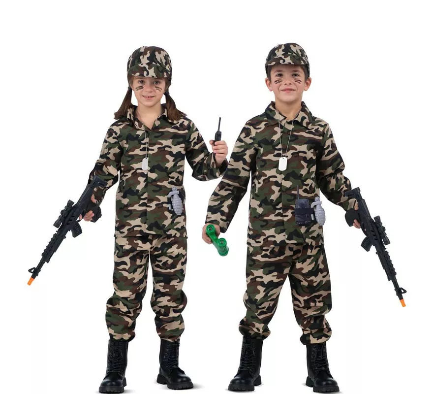 Translation missing: it.Disfraz de Yo Quiero Ser Soldado con walkie-talkie para niños