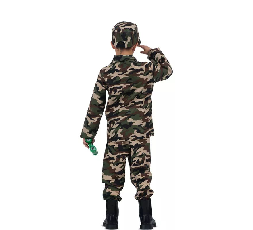 Disfraz de Yo Quiero Ser Soldado con walkie-talkie para niños