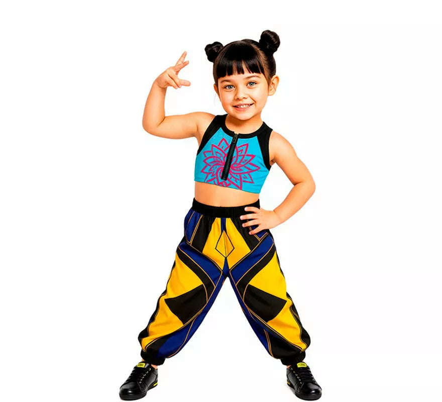 Translation missing: es.Disfraz de Cantante K-Pop lotus classic para niña