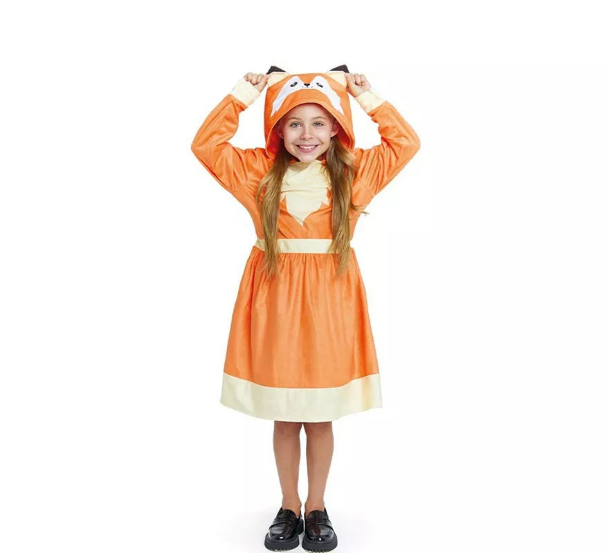 Translation missing: it.Disfraz de Zorrito en vestido con capucha para niña y adolescente