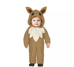 Costume da volpe marrone per neonato