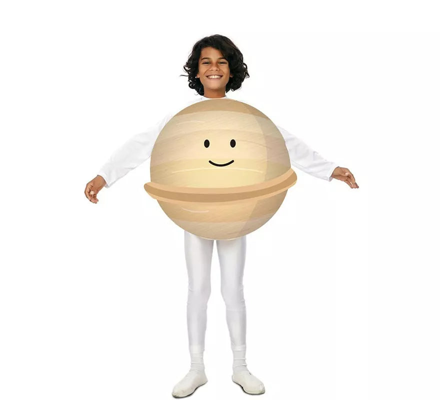 Translation missing: it.Disfraz del Planeta Júpiter Sonriente beige para niño