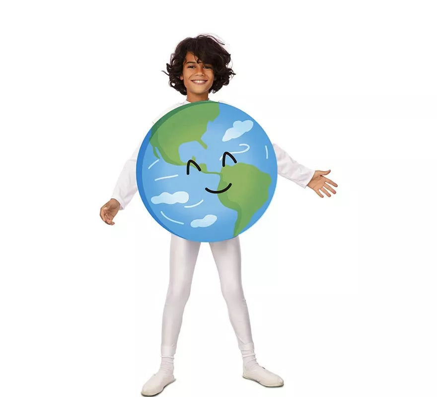 Translation missing: it.Disfraz del Planeta Tierra Sonriente para niño