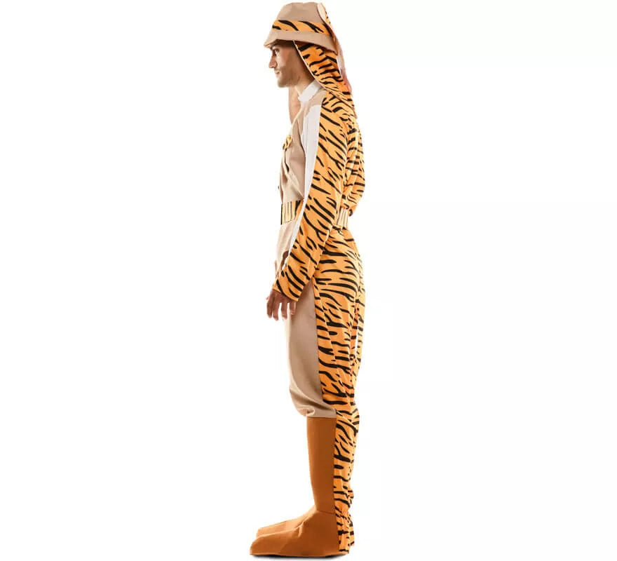 Translation missing: it.Disfraz Doble de Cazador y Tigre para adultos