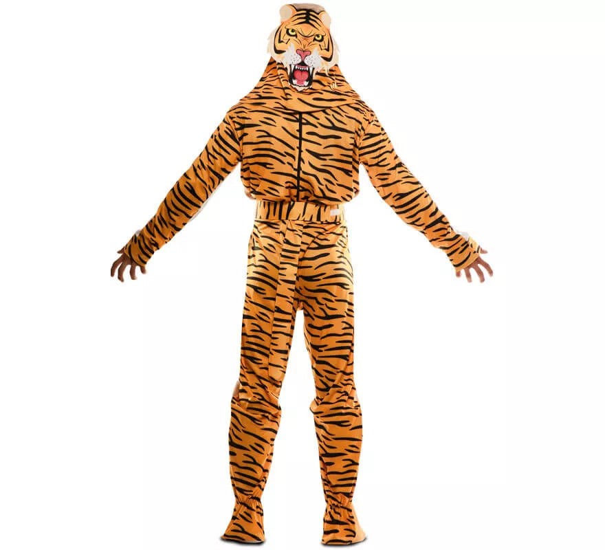 Translation missing: it.Disfraz Doble de Cazador y Tigre para adultos