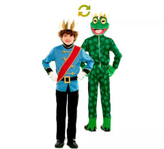 Costume Doppio da Principe azzurro e rana per bambino