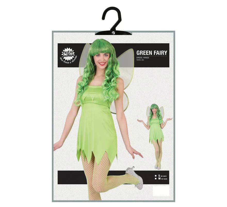 Disfraz Hada Verde mujer