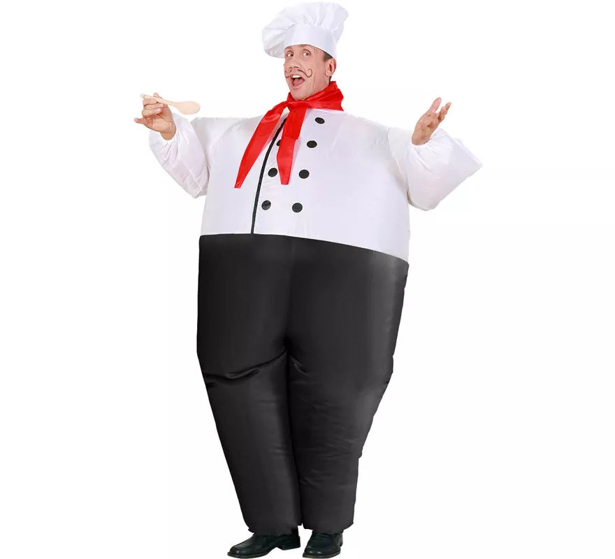 Translation missing: es.Disfraz Hinchable de Chef Gigante para adulto