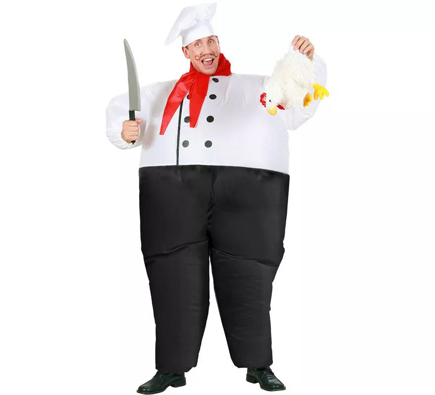 Translation missing: it.Disfraz Hinchable de Chef Gigante para adulto