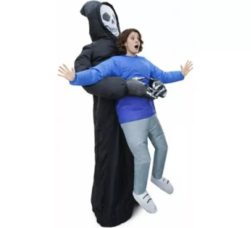 Disfraz Hinchable Secuestrado por La Muerte para adultos