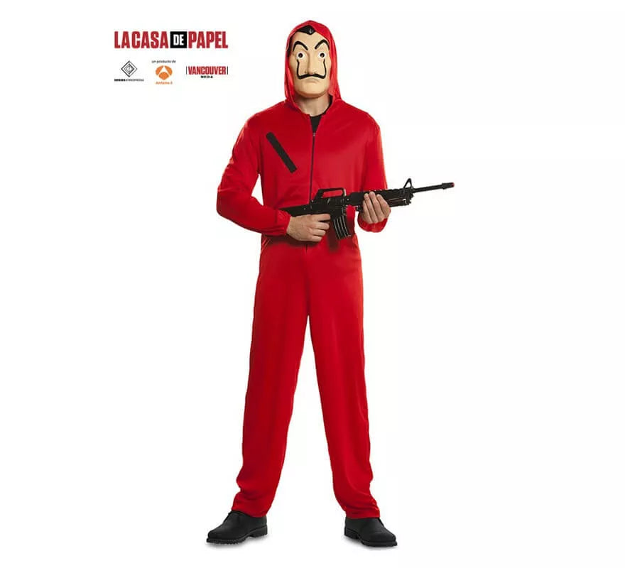 Translation missing: es.Disfraz La casa de Papel con máscara para adultos