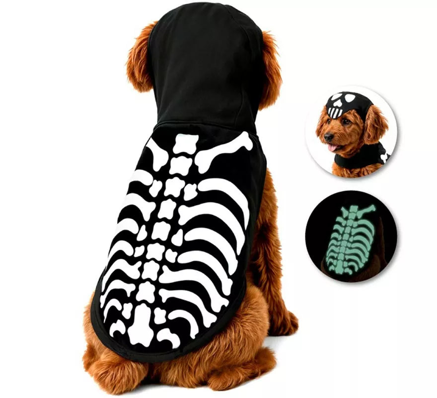 Translation missing: it.Disfraz Mascota Esqueleto Fluorescente