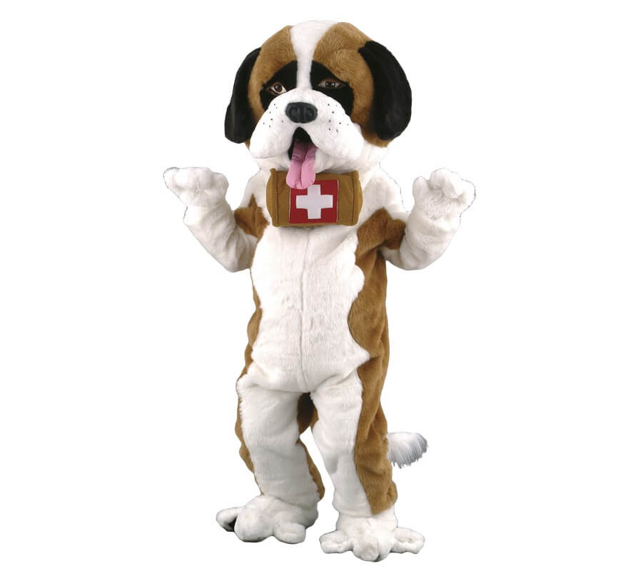 Translation missing: it.Disfraz Mascota Perro San Bernardo para adultos