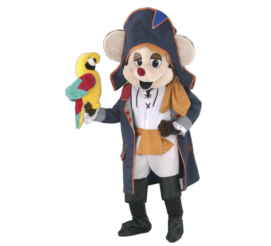 Translation missing: it.Disfraz Mascota Ratón Pirata para adultos