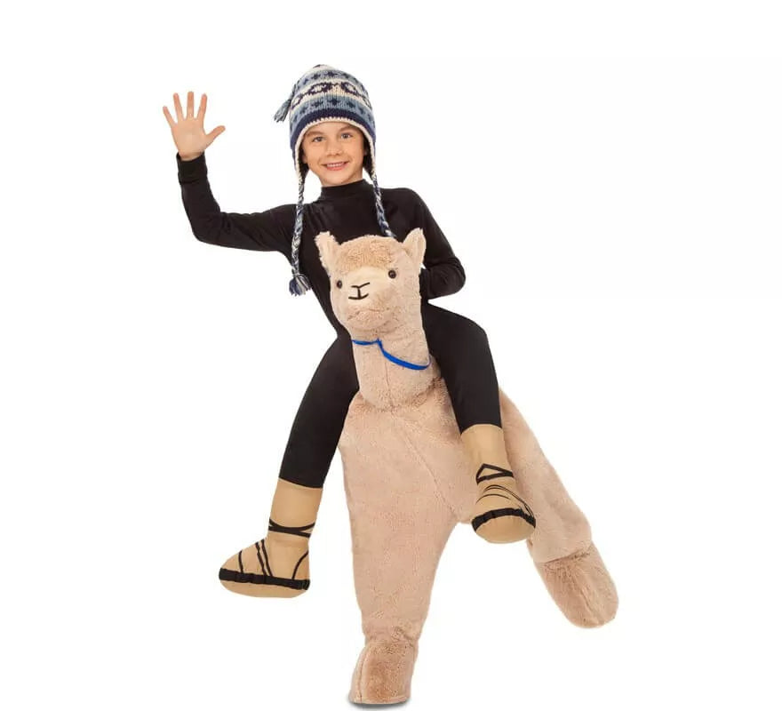 Translation missing: es.Disfraz montando a Llama para niños