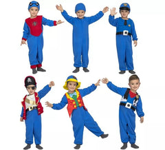 6 in 1 costume blu per bambini e neonati