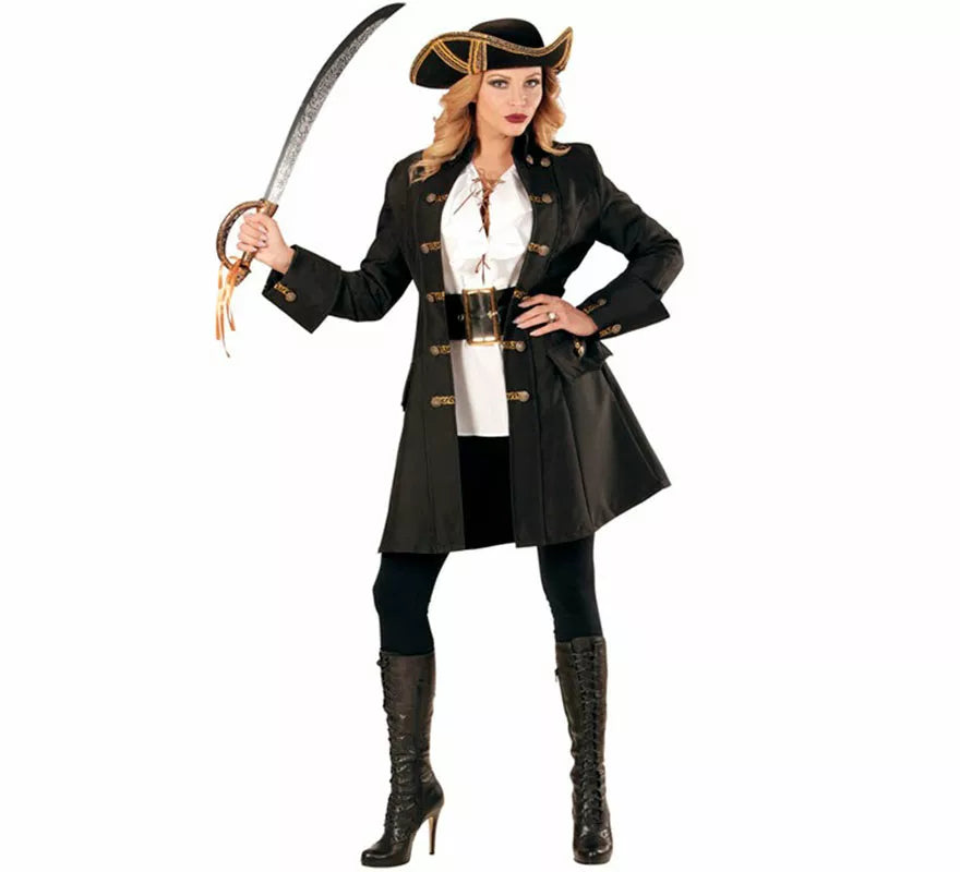 Translation missing: it.Disfraz o Abrigo de Capitana Pirata para mujer