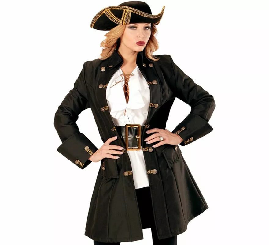 Translation missing: es.Disfraz o Abrigo de Capitana Pirata para mujer