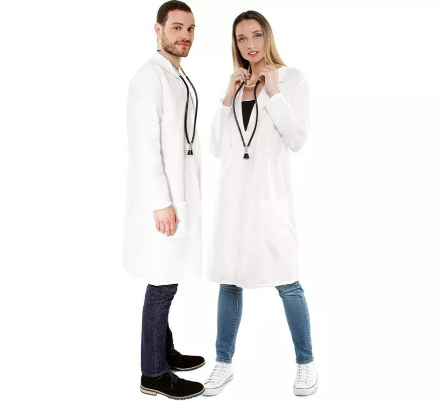 Translation missing: it.Disfraz o Bata Blanca de Médico para adulto