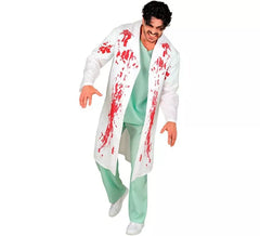 Costume o abito da dottore sanguinario per adulti