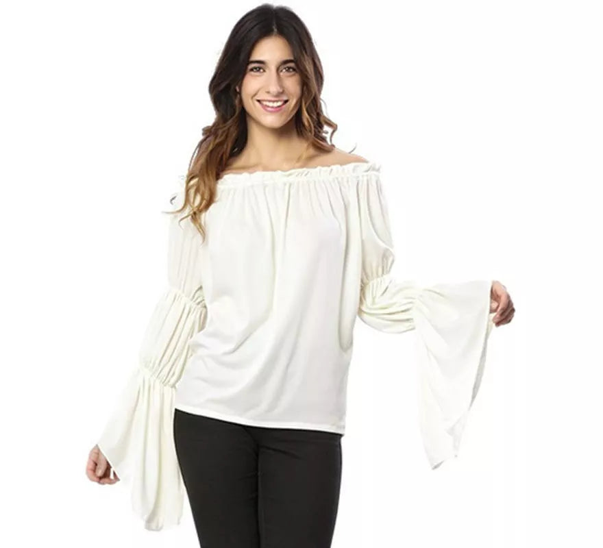 Disfraz o Blusa Medieval para mujer