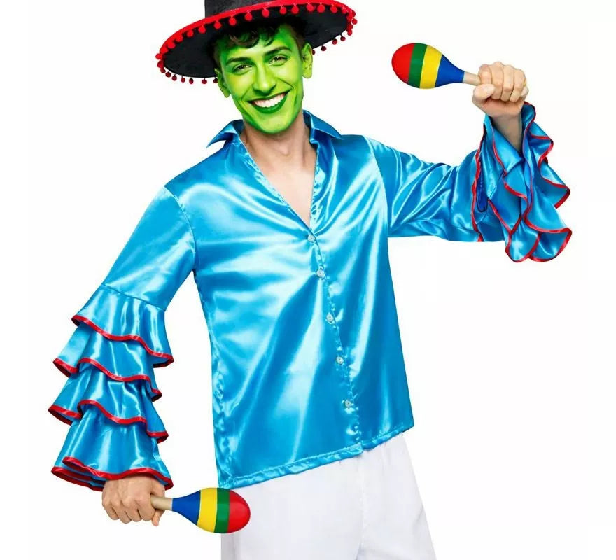 Translation missing: it.Disfraz o Camisa de La Mascara Rumbero para hombre