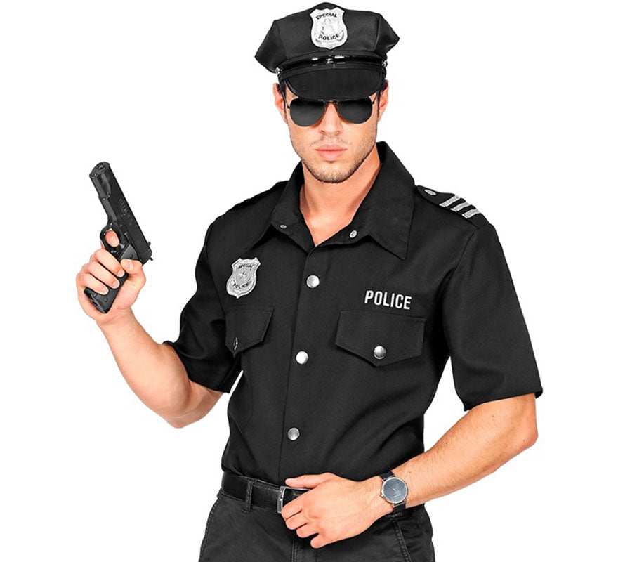 Translation missing: it.Disfraz o Camisa de Oficial de Policía para hombre