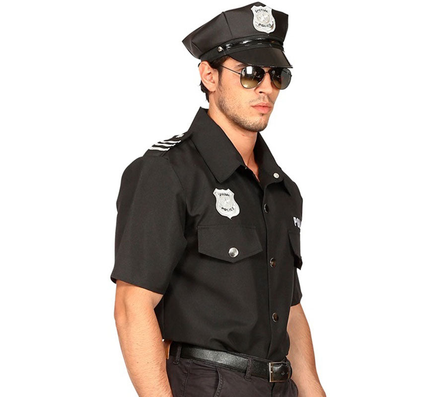 Translation missing: it.Disfraz o Camisa de Oficial de Policía para hombre