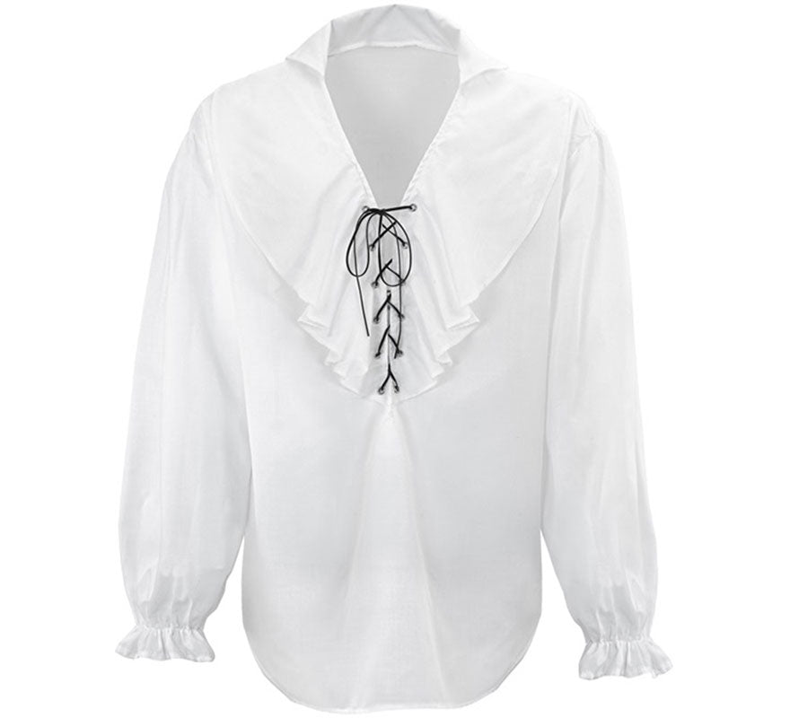 Translation missing: it.Disfraz o Camisa Pirata blanca para hombre