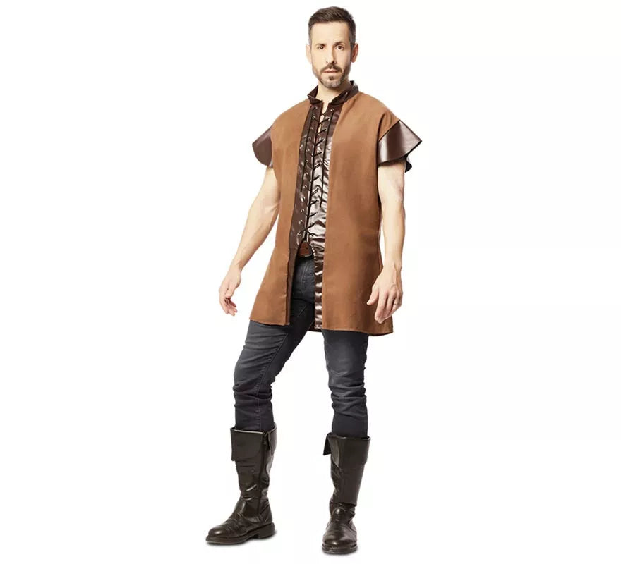 Chaleco Medieval Largo para hombre