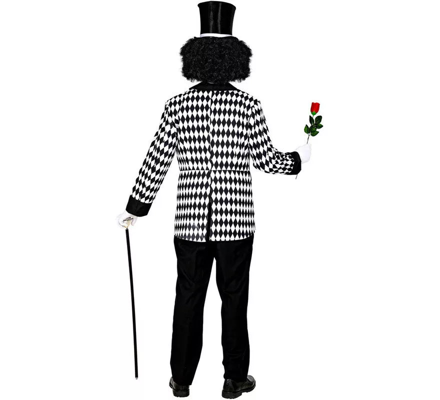 Translation missing: es.Disfraz o Chaqueta de Arlequín Elegante a Cuadros para hombre