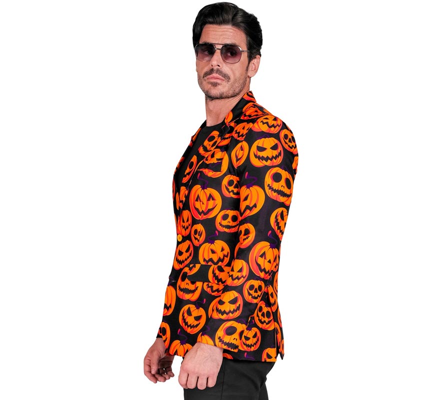 Translation missing: it.Chaqueta de Calabaza naranja y negro para hombre