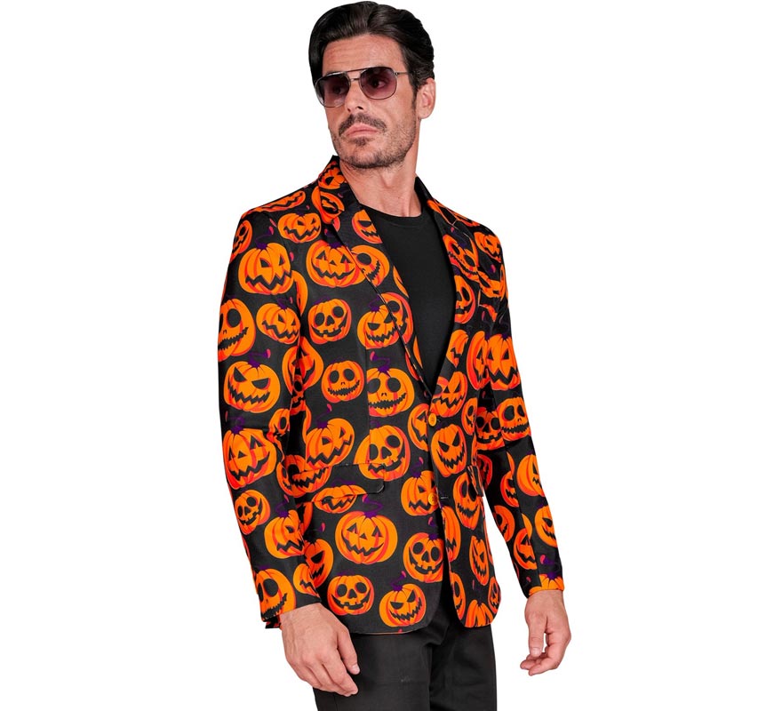 Translation missing: it.Chaqueta de Calabaza naranja y negro para hombre