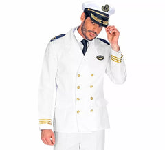 Costume o giacca da capitano di nave per uomo