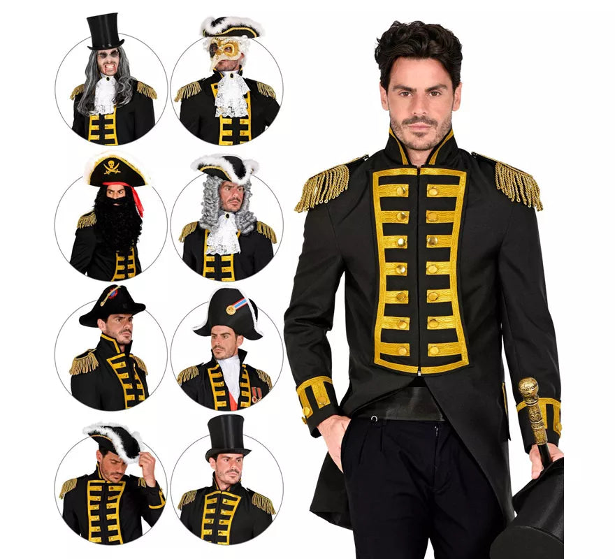 Translation missing: es.Disfraz o Chaqueta de Frac Black Parade para hombre