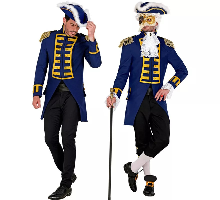 Translation missing: it.Disfraz o Chaqueta de Frac Blue Parade para hombre