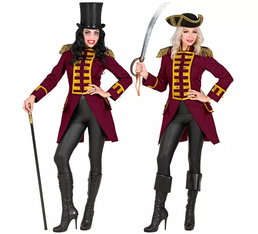 Translation missing: it.Disfraz o Chaqueta de Frac Burgundy Parade para mujer