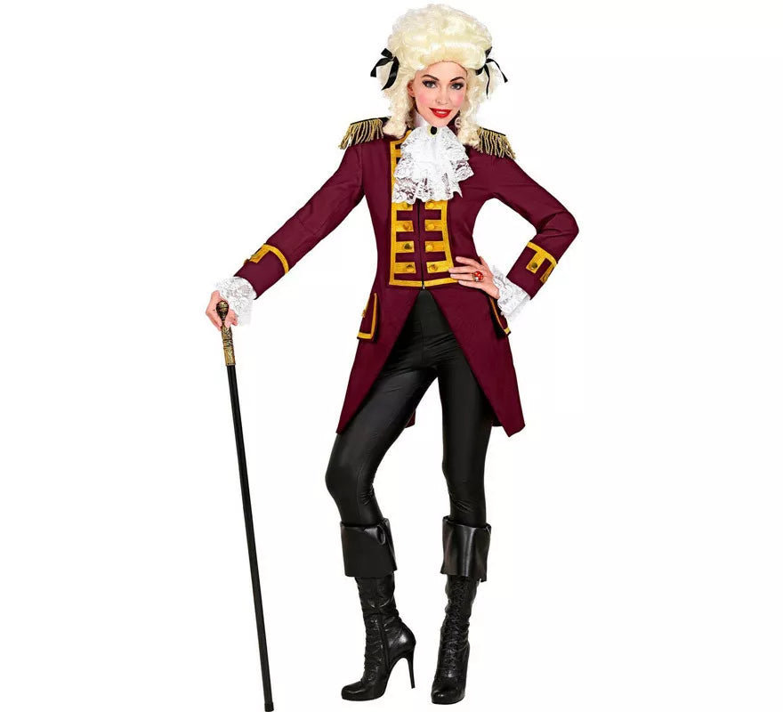 Translation missing: it.Disfraz o Chaqueta de Frac Burgundy Parade para mujer