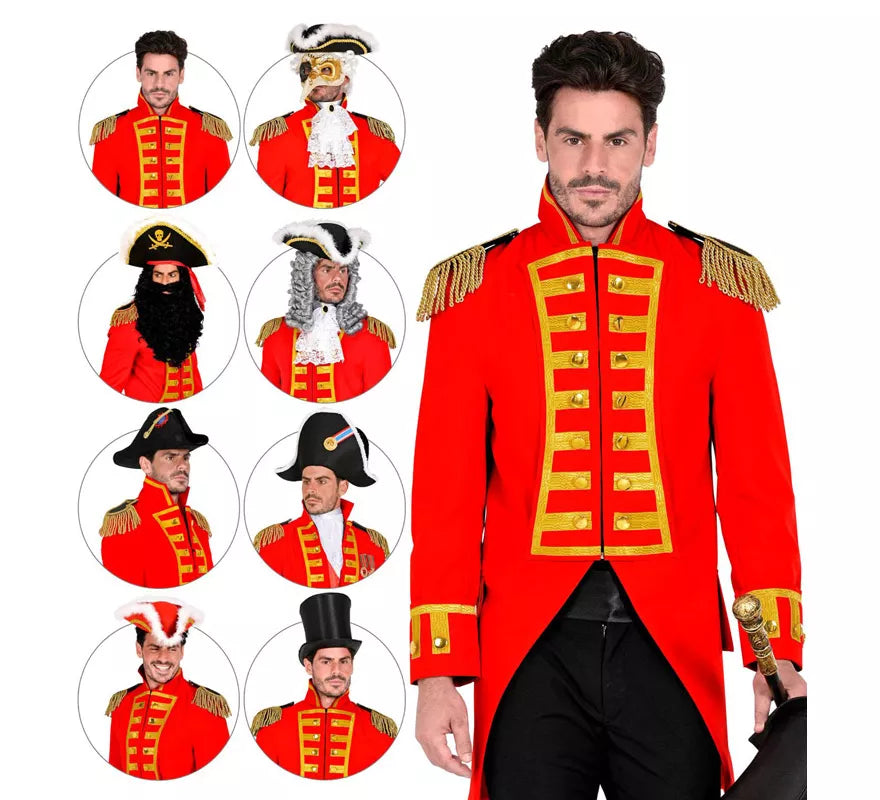 Translation missing: it.Disfraz o Chaqueta de Frac Red Parade para hombre