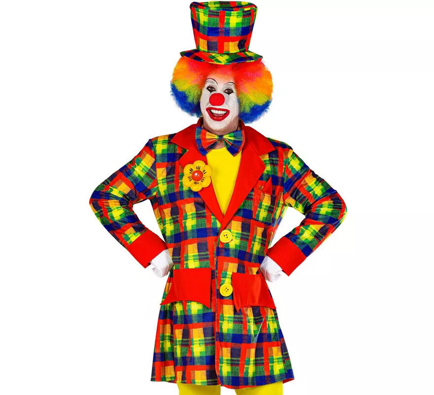 Translation missing: it.Disfraz o Chaqueta de Payaso Colorido para hombre