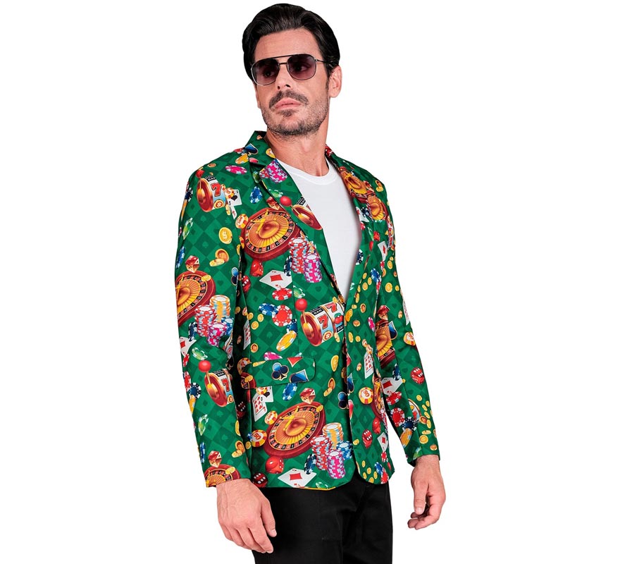 Chaqueta Fiesta Casino verde para hombre