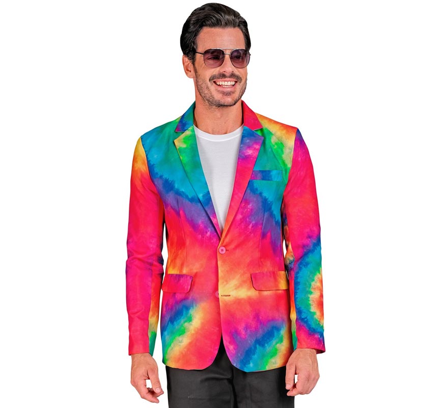Chaqueta Fiesta multicolor neón para hombre
