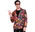Chaqueta Fiesta Peace Hippie multicolor para hombre
